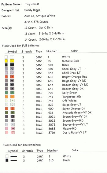 Ghost floss list 1