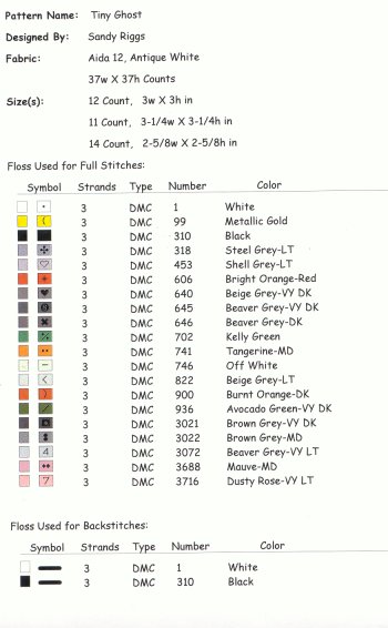 Ghost floss list 1